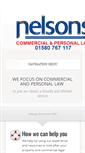 Mobile Screenshot of nelsonslegal.co.uk